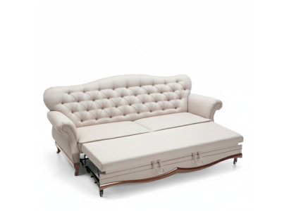 Chesterfield sofa bed sofa with bed function three-seater couch textile