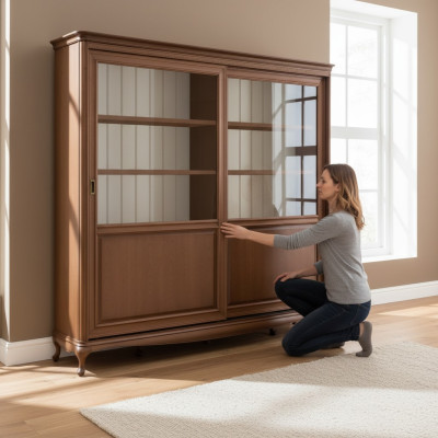 Bookcase, sideboard, classic furniture, shelves, wood, display cabinet, cupboard