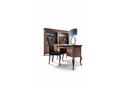 Classic desk with armchair luxury office furniture wooden furnishings