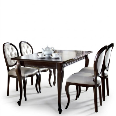 Dining table furniture dining room tables 130x100 brown table wooden table wood