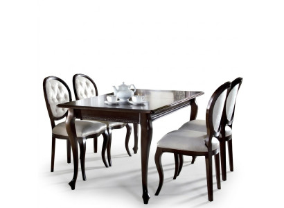 Dining table furniture dining room tables 130x100 brown table wooden table wood
