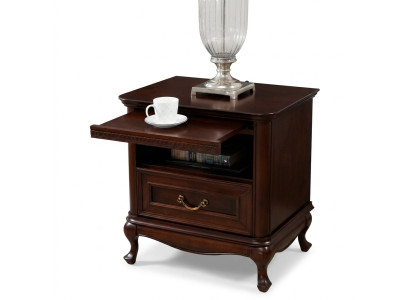 Hotel nightstand bedroom serving drawer console table wood