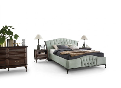Bed Bedroom Set Chesterfield Luxury Beds Furniture 2x Nightstand 3-piece Set