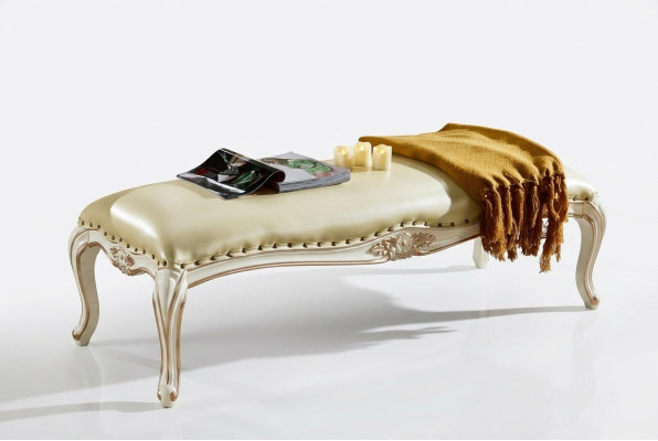 Footstool Bench Bedroom Benches Upholstered Sofa Furniture Baroque