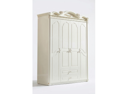 Classic wardrobe closet white cabinets bedroom wood new