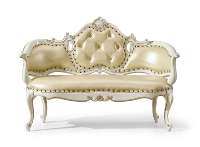 Bank Chesterfield Upholstered Sofa Leather Sofa Royal Bench Couch