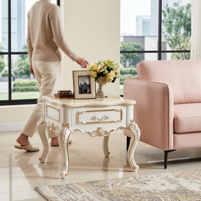 Side table tables living room luxury white table furniture coffee table new