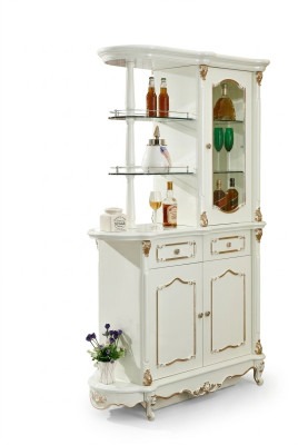 Home bar classic bar shelf partition cabinet cabinet showcase wood