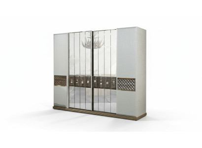 Wardrobe Wood Closet Bedroom Furniture Design Cabinets Gray Italy