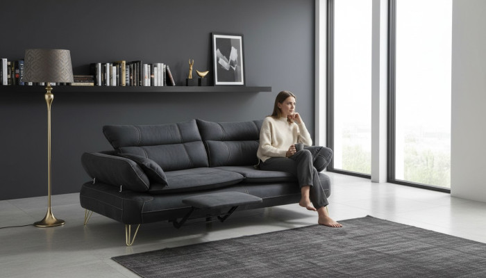 Three-seater couch upholstery furniture fabric couches sofa designer interior