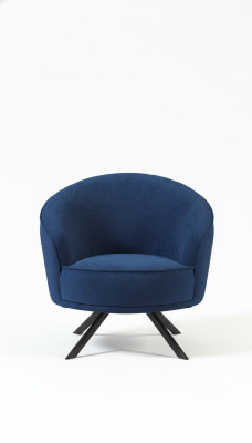 Armchair Luxury Single-Seater Couch Textile Sofa Upholstered Furniture Coucher Blastoff Textile