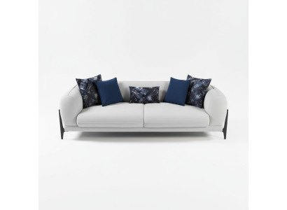 Sofa Couch Upholstery Three-Seater Gray Couches Furniture Modern Design 3-Seater Sofas New