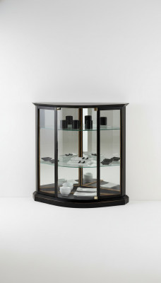 Display cabinet black glass cabinet design, classic cabinet luxury wood furniture display cabinets.