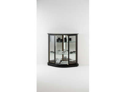 Display cabinet black glass cabinet design, classic cabinet luxury wood furniture display cabinets.