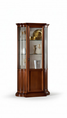 Display cabinet brown luxury Italian furniture showcases cabinets living room