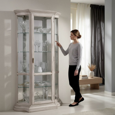 Luxury Wooden Display Cabinet Sideboard Design Cabinets White Italian Furniture New Cabinet