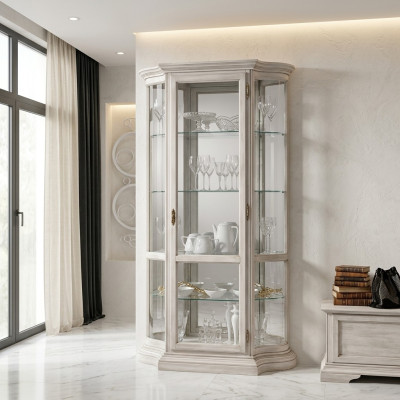 Luxury Wooden Display Cabinet Sideboard Design Cabinets White Italian Furniture New Cabinet