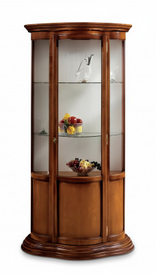 Glass cabinets luxury sideboard cabinets brown showcase classic Italian furniture