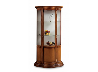 Glass cabinets luxury sideboard cabinets brown showcase classic Italian furniture