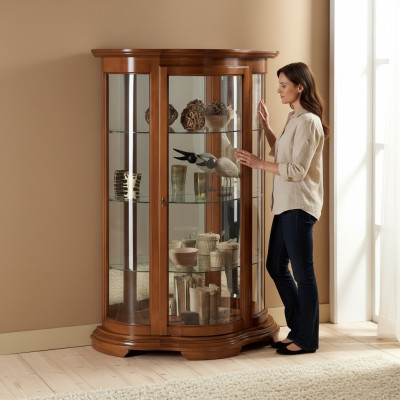Luxury Wooden Display Cabinet Sideboard Design Cabinets Brown Italian Furniture Cabinet New