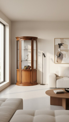 Luxury glass display cabinets, brown cabinets, classic Italian furniture