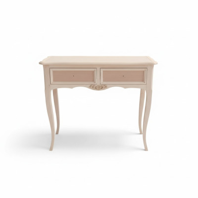 High-quality console table luxury wood bedroom classic beige console table