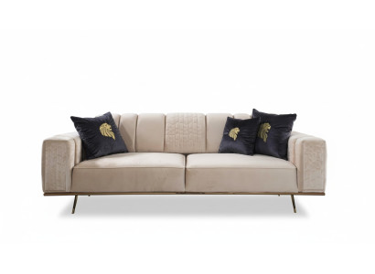 Modern sofa 4 seat design living room upholstery wood upholstery modern luxury