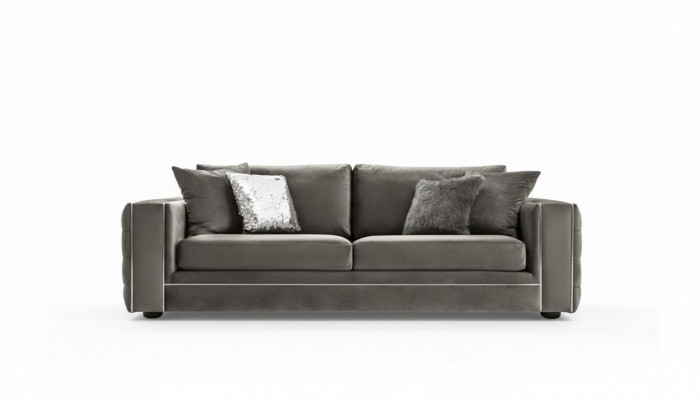 High-quality sofa, 4-seater upholstered sofas, designer couch, luxury Chesterfield sofa