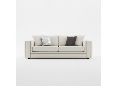 Classic Chesterfield Three-Seater Furniture Sofa Luxury Couches Beige 3-Seater Sofas