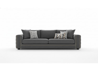 Luxury living room sofa, 2-seater, two-seater, gray couch, Chesterfield couches, new.