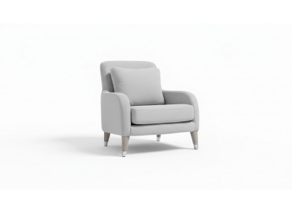 Armchair Design Living Room Upholstery Wood Upholstery Modern Luxury Gray New