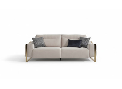 Classic Sofa 3-Seater Design Living Room Upholstery Wood Upholstery Modern Luxury White