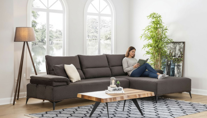 Sectional sofa L shape sofa couch design couches upholstery fabric corner set