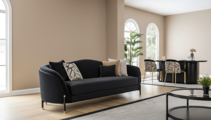 Luxury Sofa 2-Seater Fabric Living Room Modern Design Sofas Upholstered Couches New