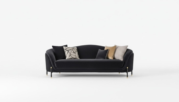 Luxury Sofa 2-Seater Fabric Living Room Modern Design Sofas Upholstered Couches New
