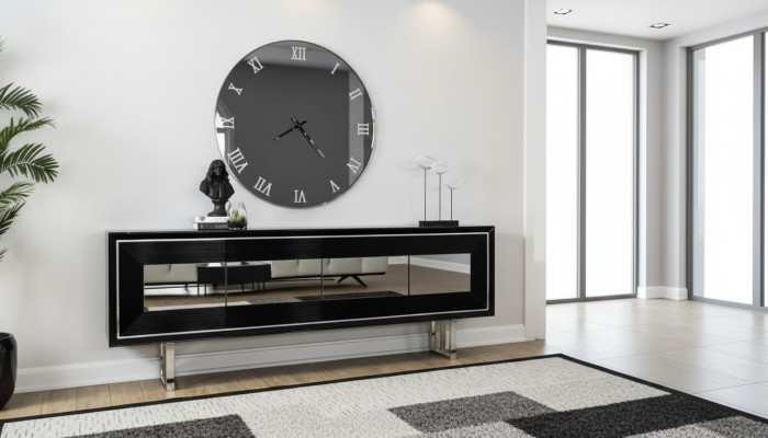 Black sideboard chest of drawers cabinet standing cabinet luxury sideboard