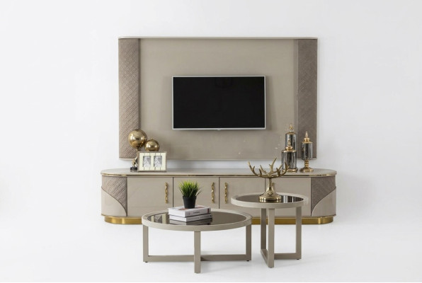 Modern TV lowboard luxury TV cabinet stylish RTV living room TV dresser NEW
