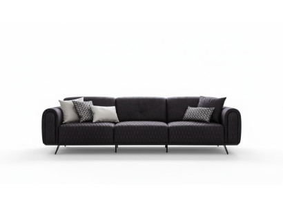 Luxury sofa 4-seater leather living room modern design sofas upholstery couches