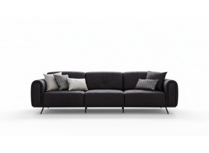 Luxury sofa 4-seater leather living room modern design sofas upholstery couches