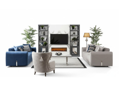 Sofa set 3+3+1 seat set design sofas upholstered leather couches sofa