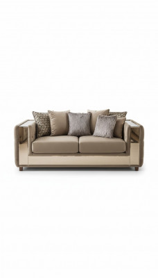 Chesterfield Sofa 4 Seat Living Room Modern Design Blue Sofas Textile Couches