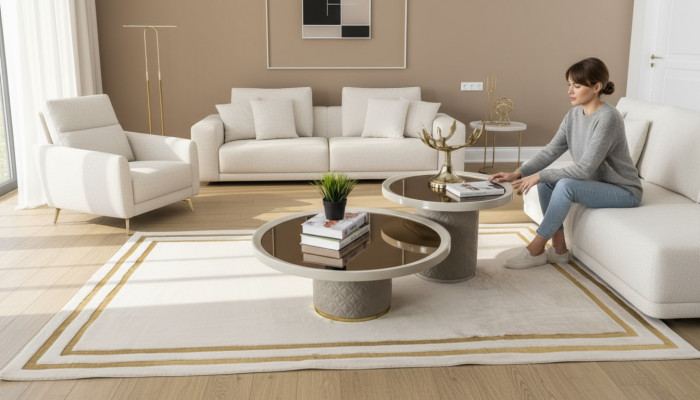 Luxury Modern Coffee Table Design Tables Wood Living Room Side New