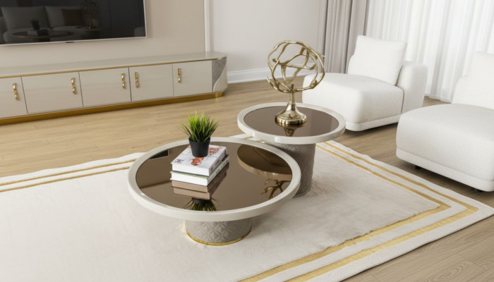 Luxury Modern Coffee Table Design Tables Wood Living Room Side New