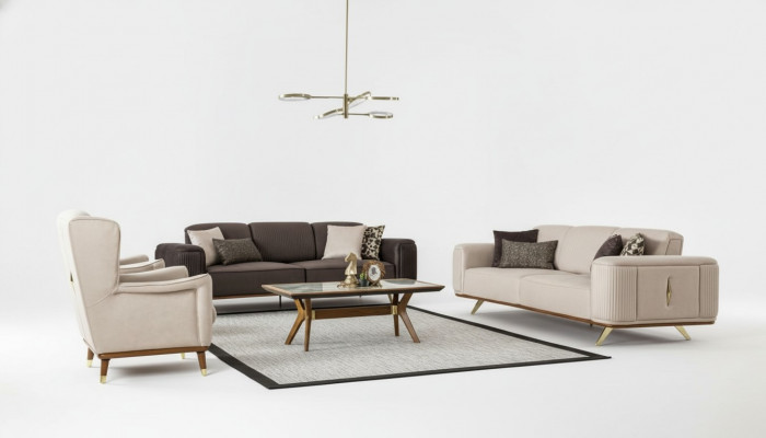 Luxury Sofa Suite Couch Furniture Set Designer Sofas Suites 4 Pieces