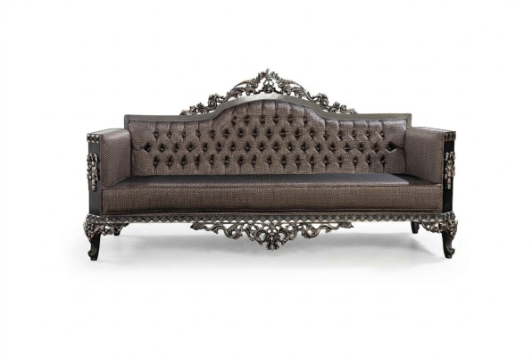 Sofas 3-Seater Fabric Big Furniture Living Room Classic New Sofa Polyester Couch