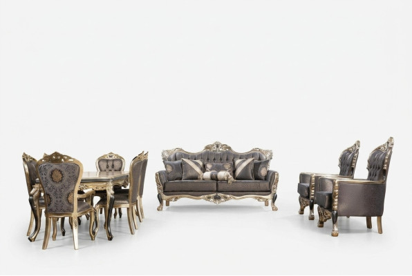3+1+1 Seater Sofa Set Design Sofas Upholstered Couches Relax Classic Sofa