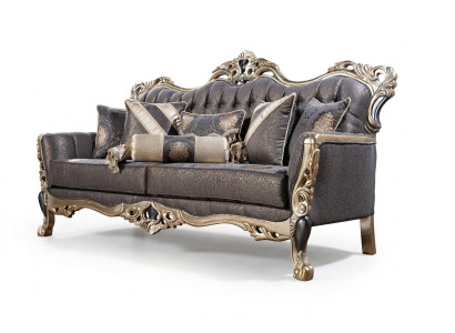 Luxury Sofa 3-Seater Fabric Living Room Classic Design Sofas Upholstered Couches New