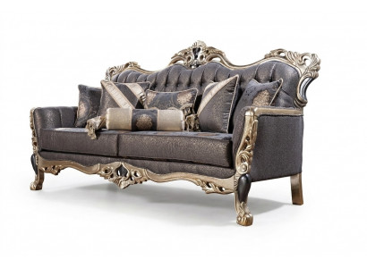 Luxury Sofa 3-Seater Fabric Living Room Classic Design Sofas Upholstered Couches New