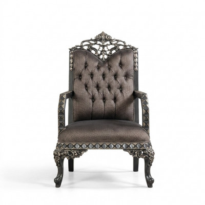 Classic single-seater armchair luxury chair furnishing living room sofa 1-seater