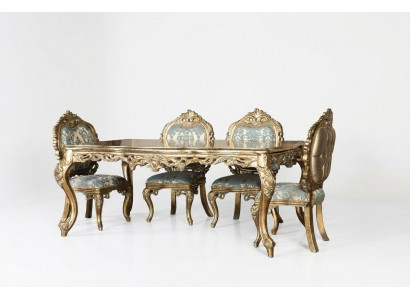 Golden chairs dining room chair set chair set set 4x cushions cushions